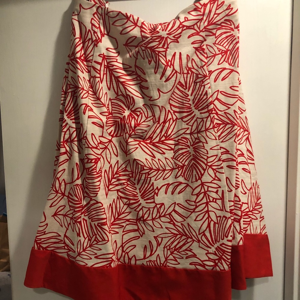 Fun linen skirt!